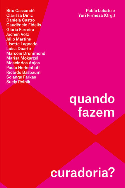 O que exatamente voce?s fazem, quando fazem ou esperam fazer curadoria? – Pablo Lobato e Yuri Firmeza [Org.]